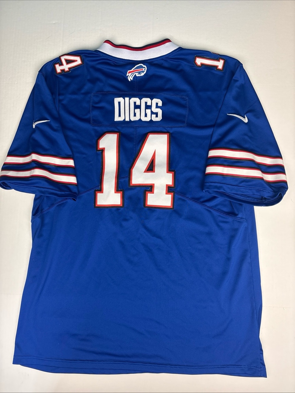 Nike Buffalo Bills Stefon Diggs 14 Adult XXL Jersey On Field Blue Red White NFL